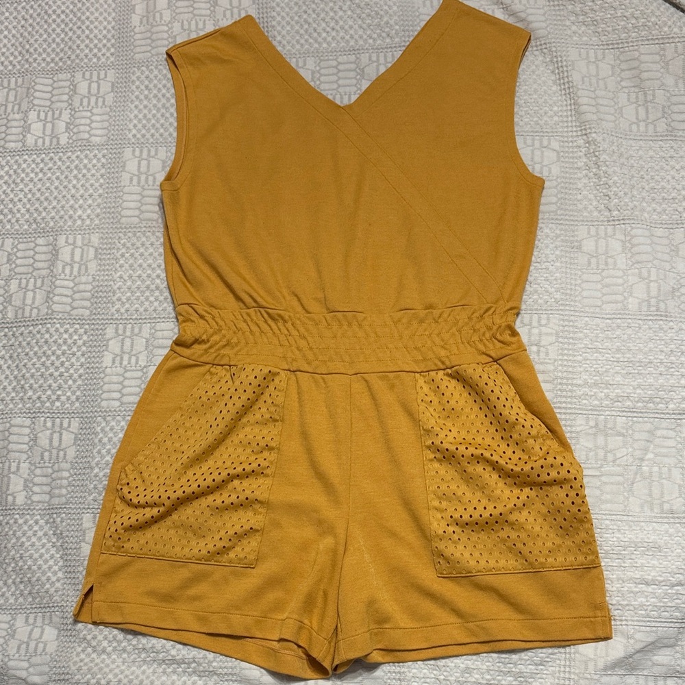 Nike Mustard Yellow Kids Romper